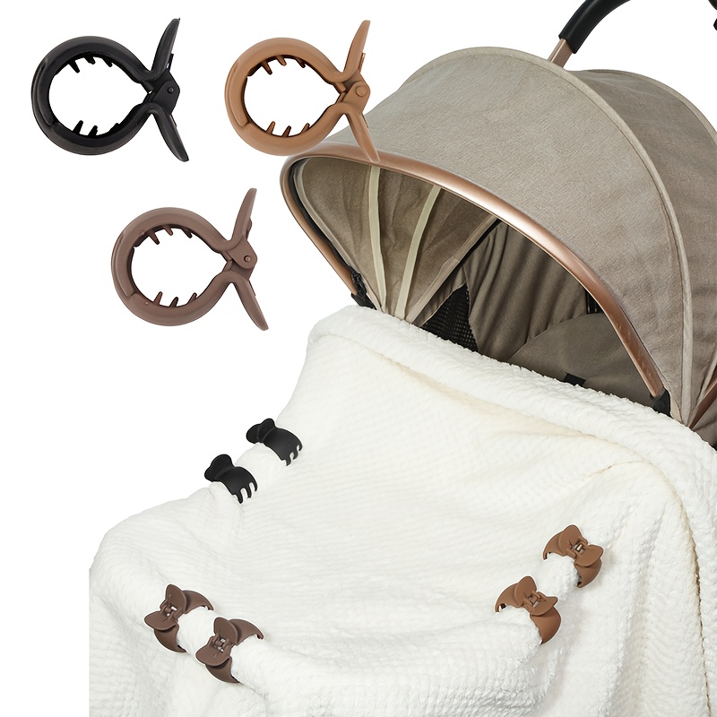 Travel Accessories Baby - 2 Stück Kinderwagen-Klemme Alligator-Clip Kinderwagen-Haken Tragbarer