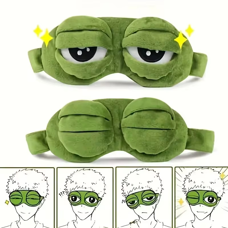 Travel Accessories Store - Froschförmige Augenmaske für Partyspiele, Lustige Augenmaske,