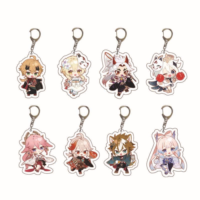Travel Accessories Gifts - Genshin Impact Traveler Venti Paimon Barbara
