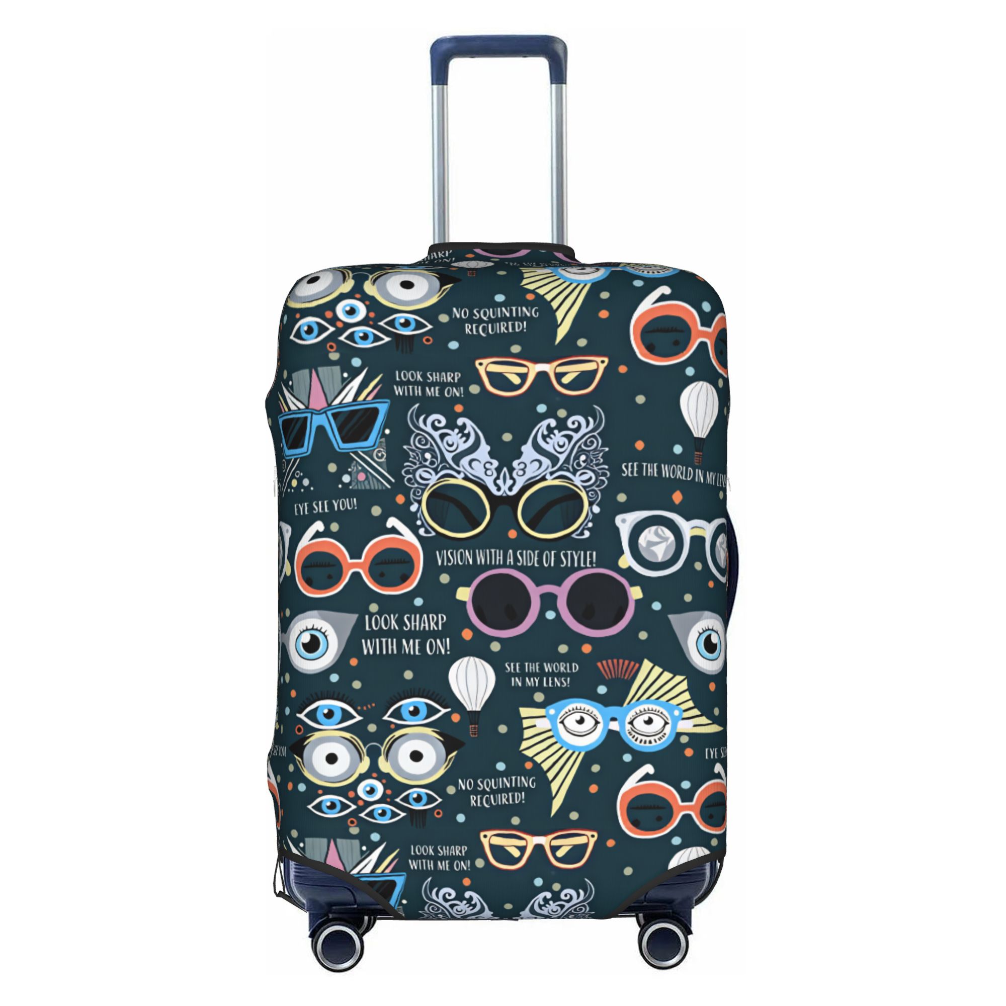 Quirky Travel Accessories - Gepäckabdeckung für Optometristen und Optikern, modische,