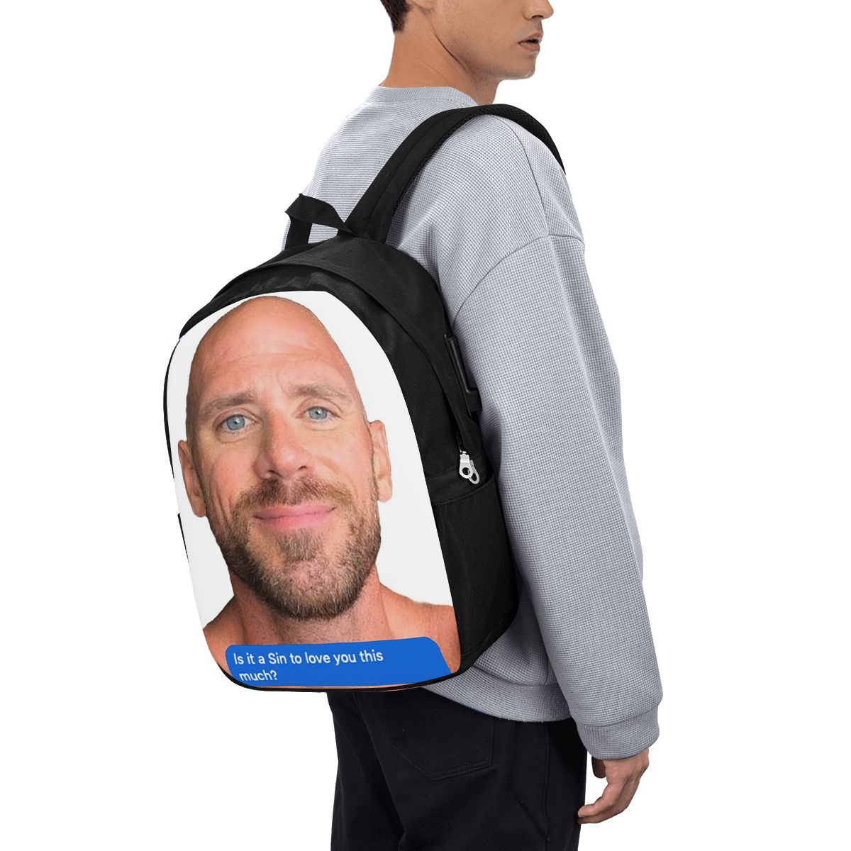 Travel Accessories Men - Johnny Sins Flirty Text Bubble Rucksack,