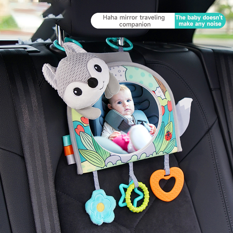 Travel Accessories Baby - Baby-Autositz-Spiegel-Spielzeug, Kinder-Monitor, verstellbares Lernspielzeug, sensorisches Spielzeug,