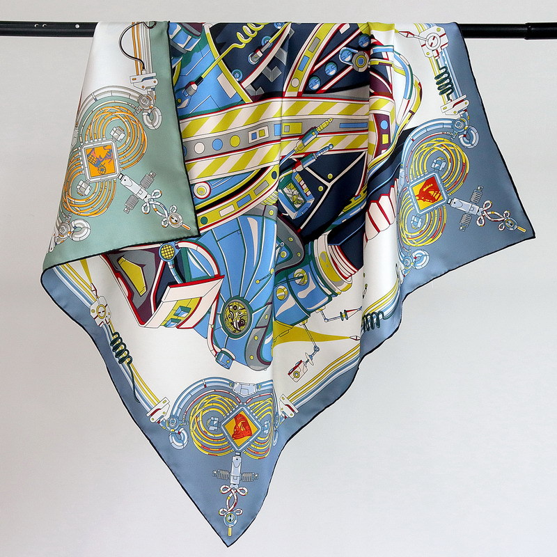 Travel Accessories Luxury - 18MM Seidenschal für Damen, handgerollte Bandanas,