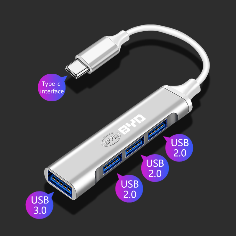 Travel Plug Type C - Typ-C zu USB Adapter Multi-Port Verteiler