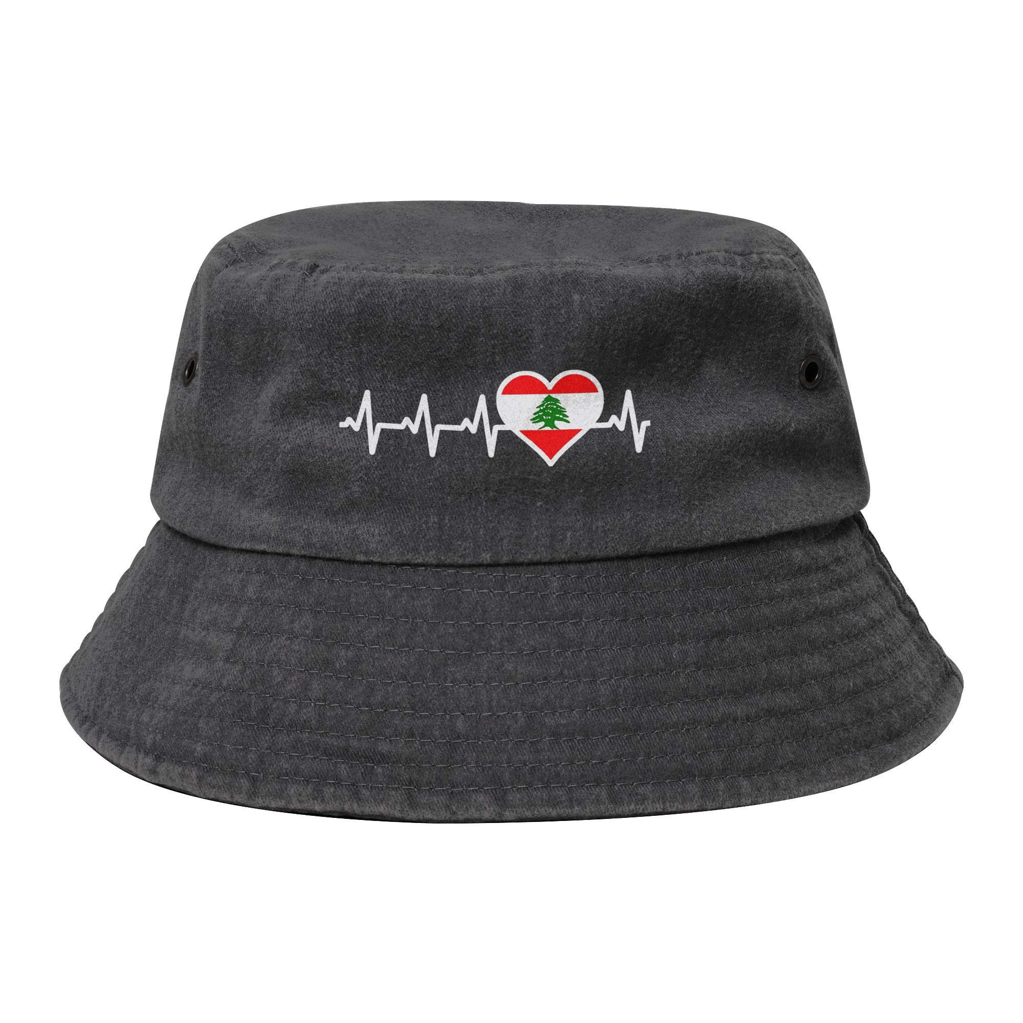 Travel Accessories Lebanon - Libanon-Flagge, Herz, für Männer und Frauen,