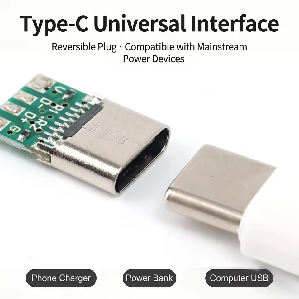 Travel Plug Type C - USB 3.1 Typ-C Anschluss 5/6-polige Buchse