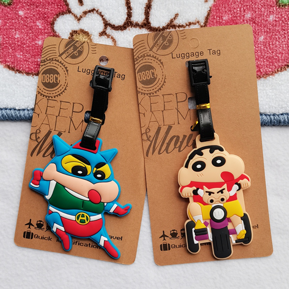 Travel Accessories Japan - Hot Crayon Shin-chan Gepäckanhänger aus PVC,