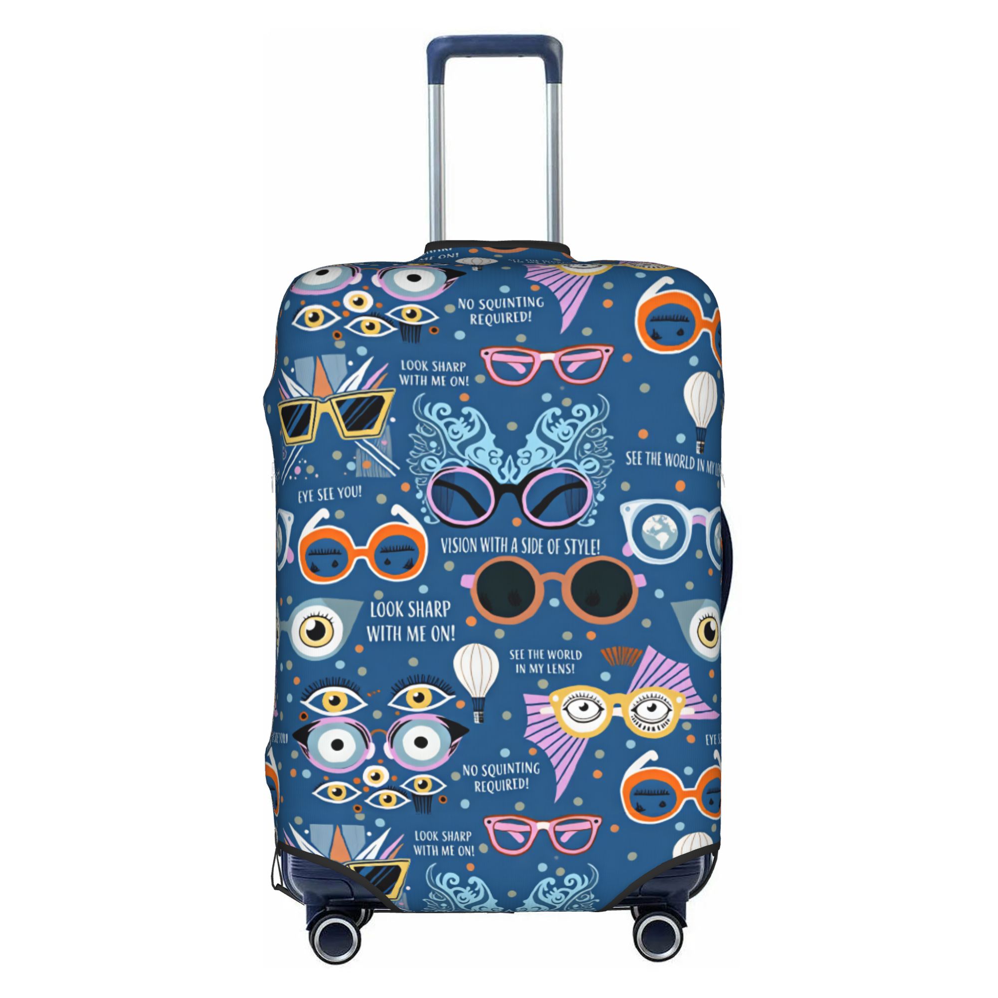 Quirky Travel Accessories - Niedliche, verspielte Sonnenbrillen- und Brillen-Schutzhülle, waschbar,