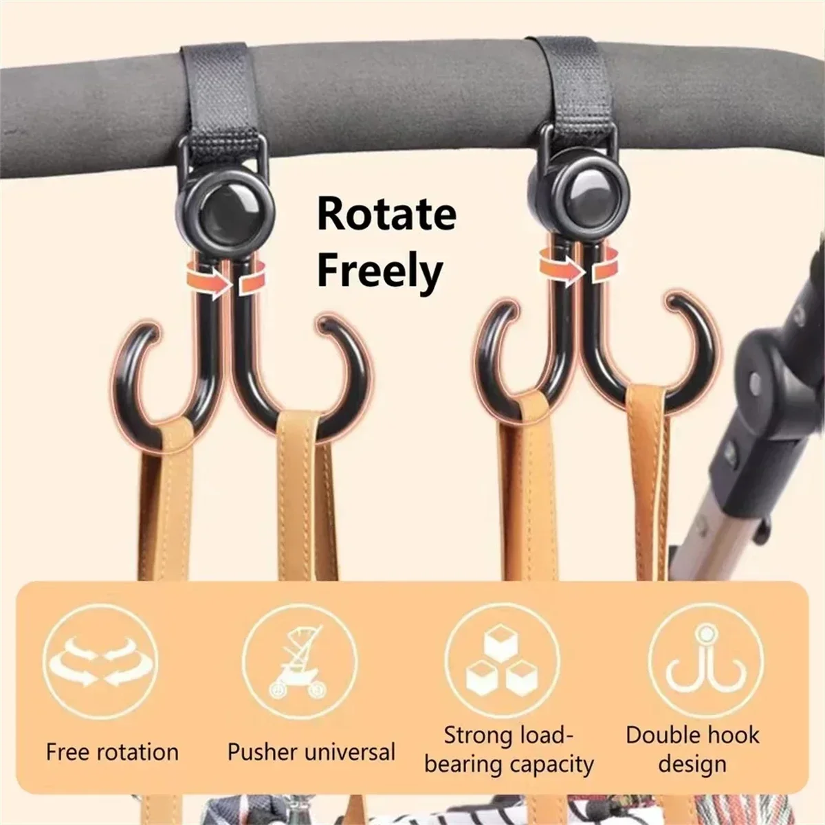 Drehbare Doppelhaken für Kinde – Travel Accessories Baby Bewertung und Preis