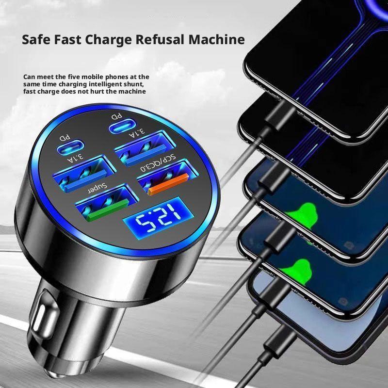 300 W PD-Autoladegerät, 6 Ansc – Travel Plug Type C Bewertung und Preis