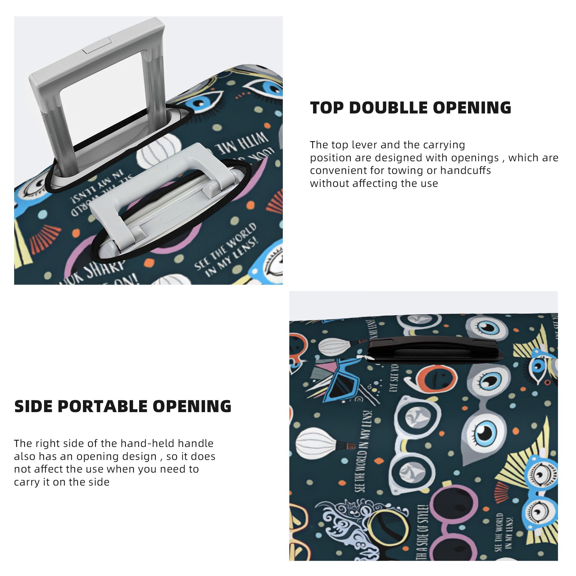 Gepäckabdeckung für Optometris – Quirky Travel Accessories Bewertung und Preis
