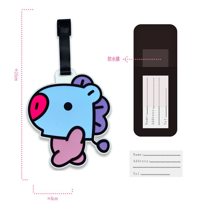 BT21 Cartoon-Schlüsselanhänger – Travel Accessories Organizer Bewertung und Preis