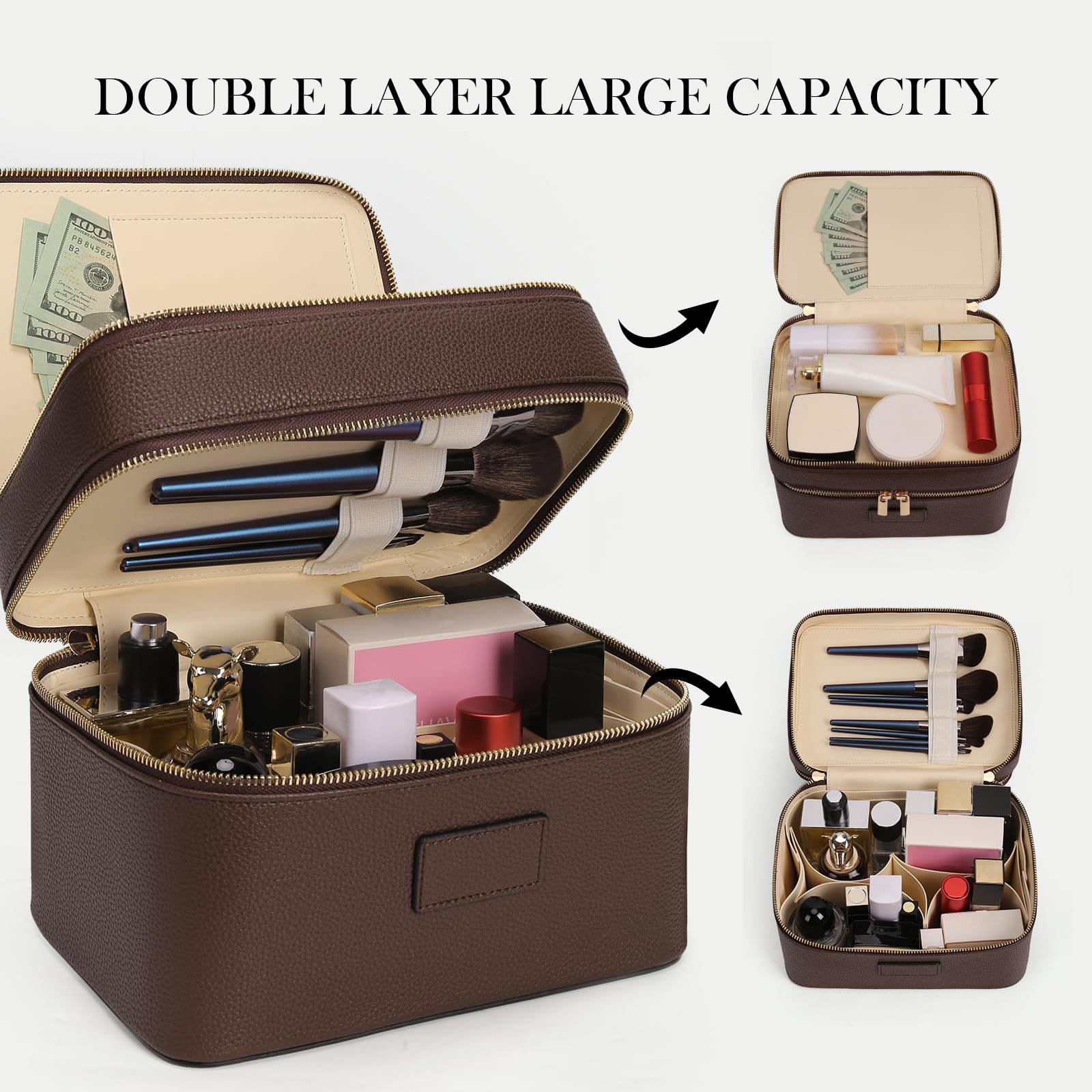 Große Kapazität Doppelschichti – Travel Accessories Luxury Bewertung und Preis