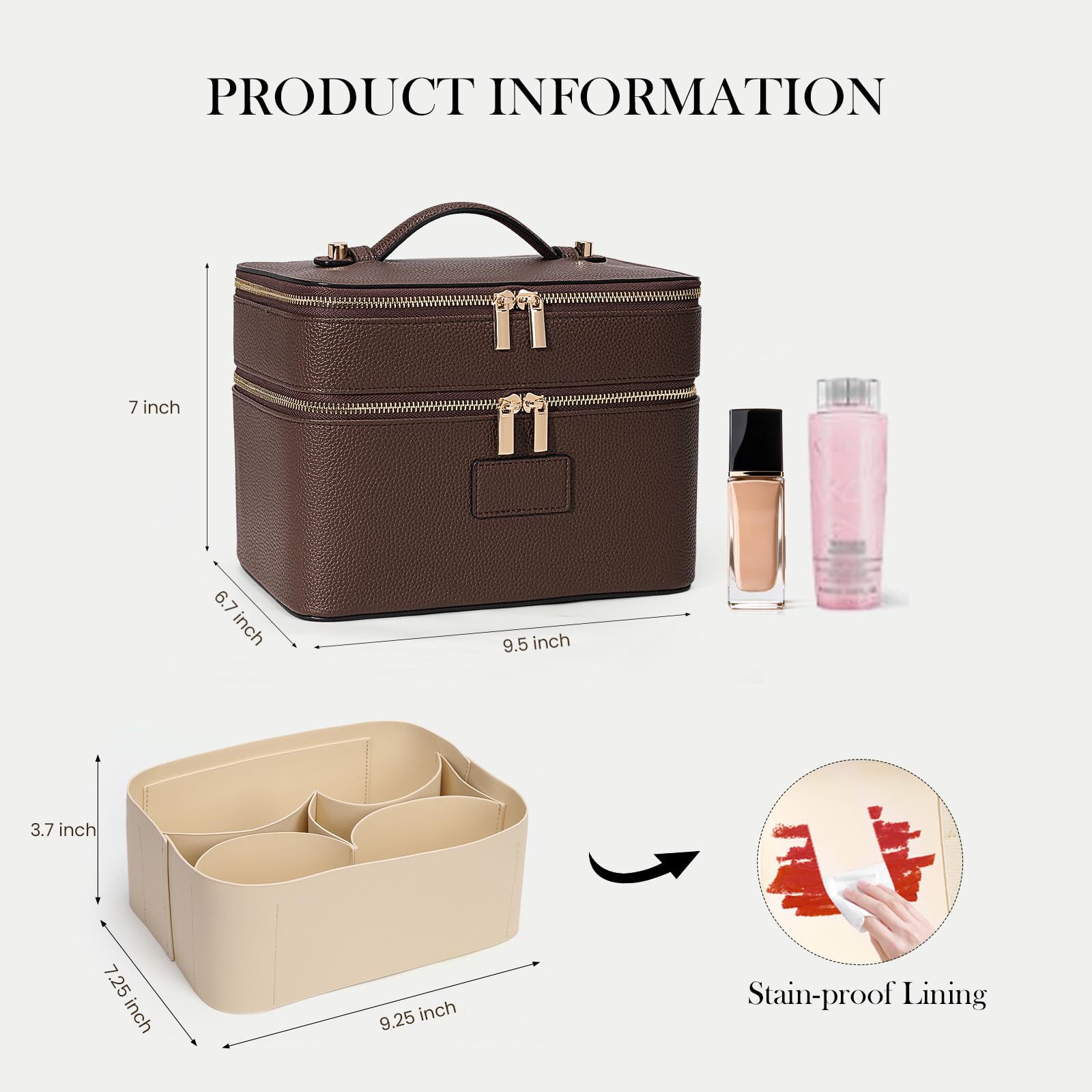 Große Kapazität Doppelschichti – Travel Accessories Luxury Bewertung und Preis