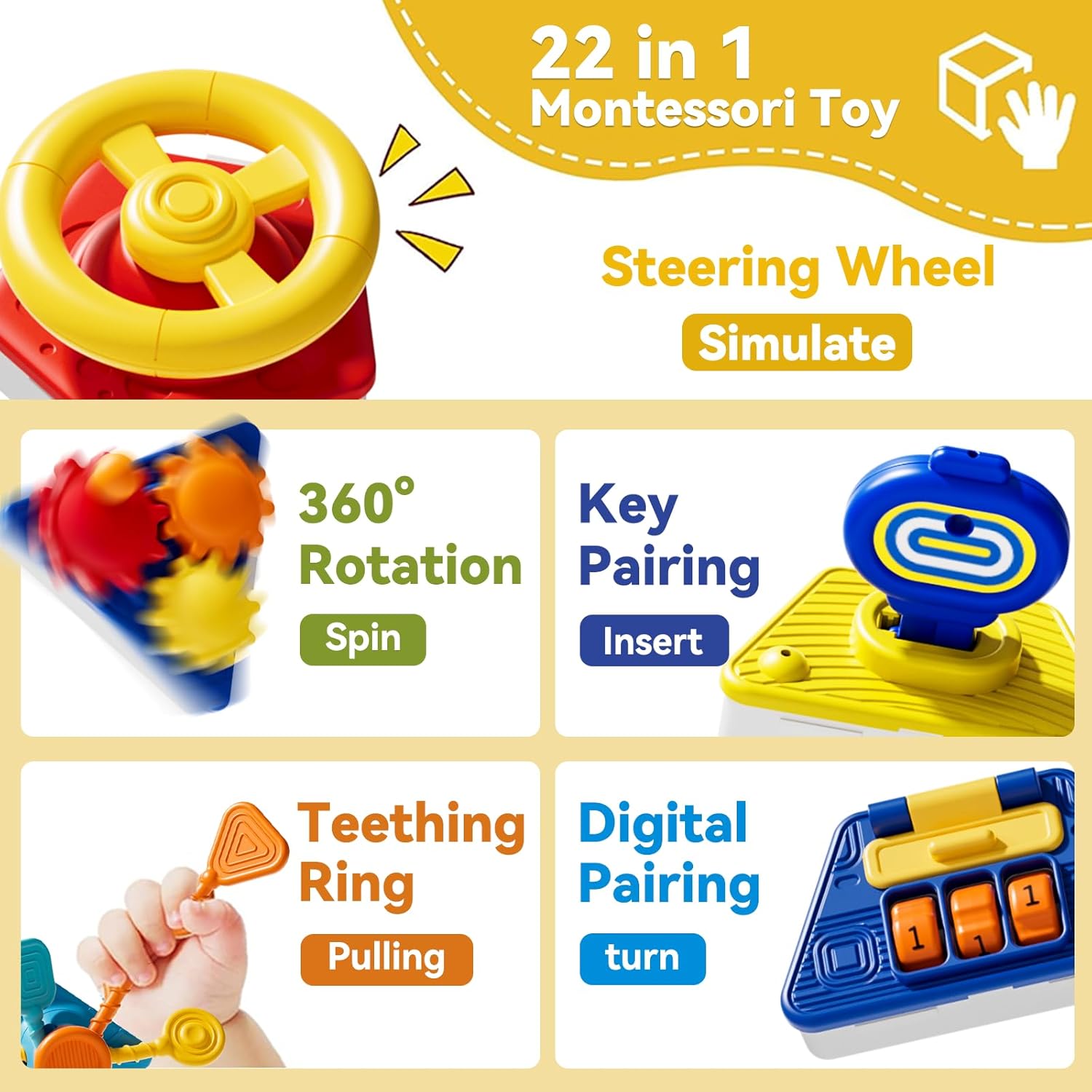 Baby Busy Board Aktivitätswürf – Travel Accessories Baby Bewertung und Preis