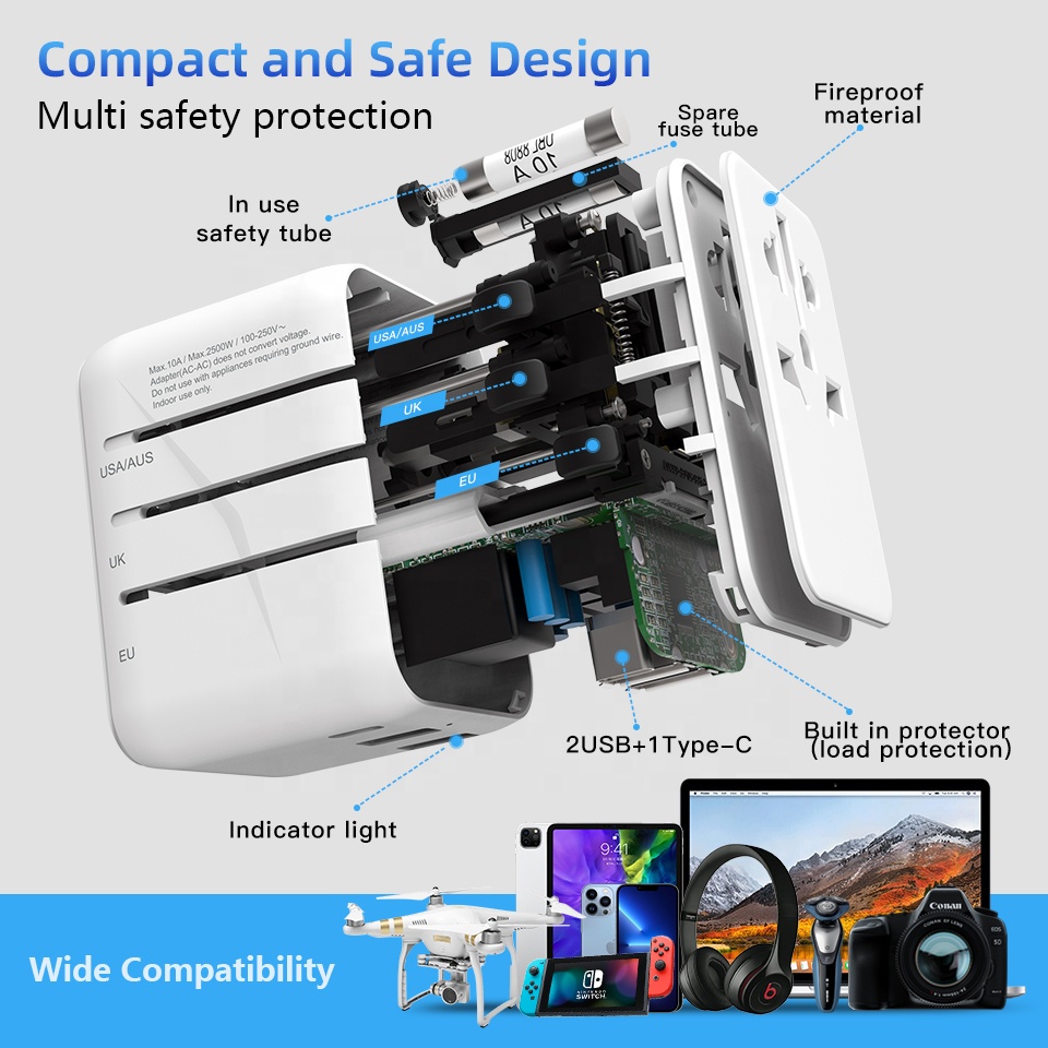 Typ C GaN 20W Ladegerät Multi- – Travel Plug Type C Bewertung und Preis
