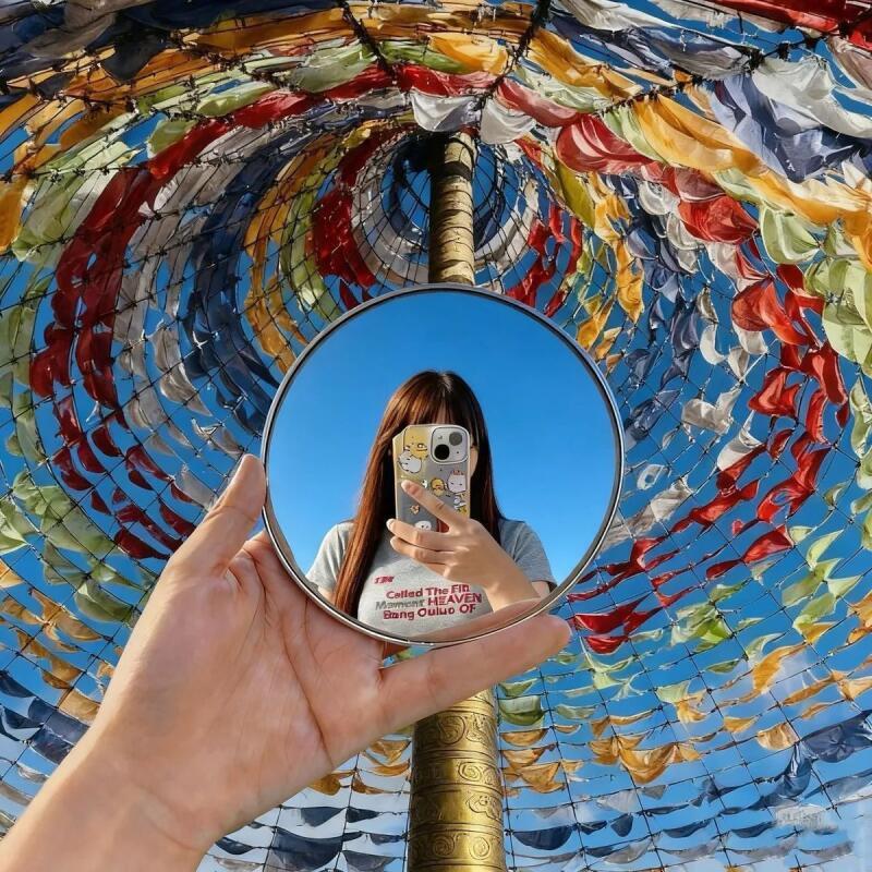 Handgehaltener Selfie-Spiegel, – Travel Accessories Store Bewertung und Preis