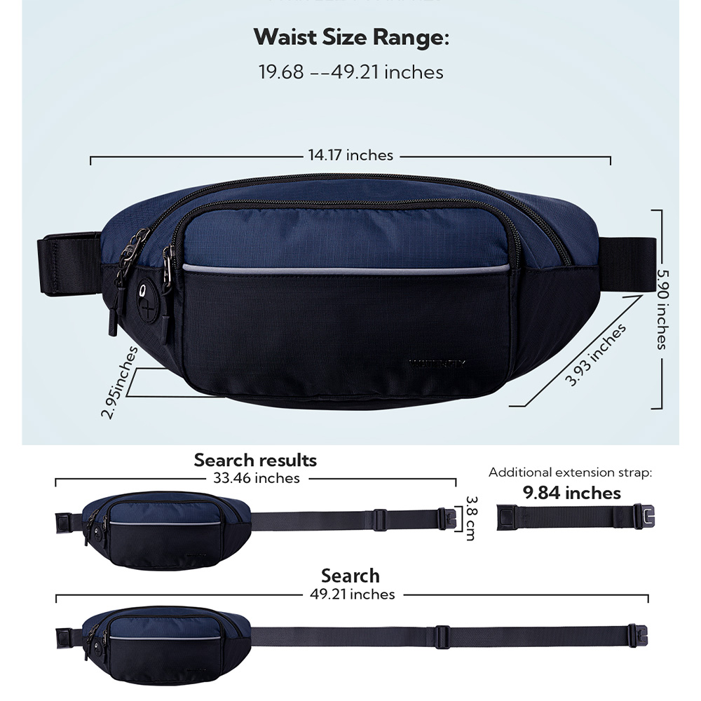 WATERFLY Fanny Pack Taille Tas – Travel Accessories Men Bewertung und Preis