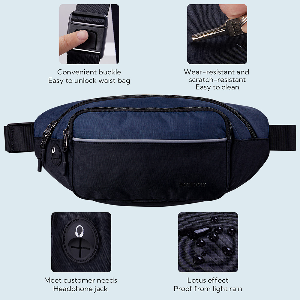 WATERFLY Fanny Pack Taille Tas – Travel Accessories Men Bewertung und Preis
