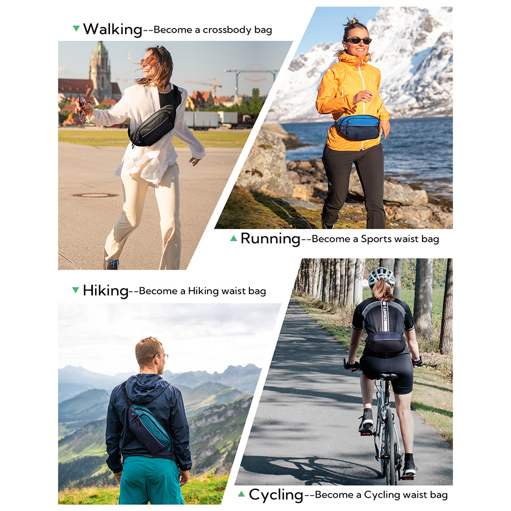 WATERFLY Fanny Pack Taille Tas – Travel Accessories Men Bewertung und Preis